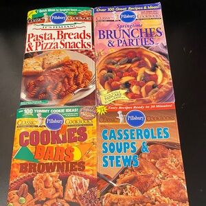 Four Classic vintage 1994 Pillsbury magazine Cookbook Collection